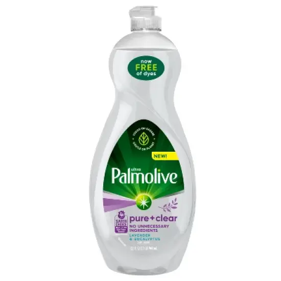 Palmolive Ultra Pure + Clear Liquid Dish Soap - Lavender and Eucalyptus - 32.5 fl oz image {7}