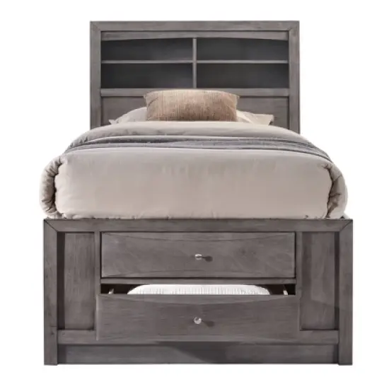Madison Storage Bed Gray - Picket House Furnishings image {5}