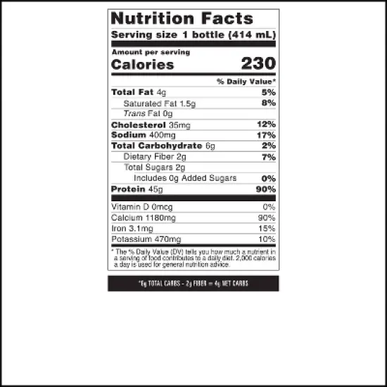 Quest Nutrition Ready to Drink High Protein Milkshake - Chocolate - 56 fl oz/4ct image {6}