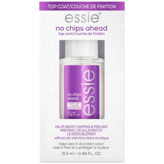 essie No Chips Ahead Top Coat - chip-resistant - 0.46 fl oz image {6}