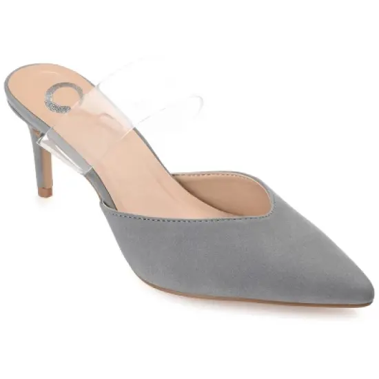 Journee Collection Womens Ollie Mules Low Stiletto Pointed Toe Pumps image {11}
