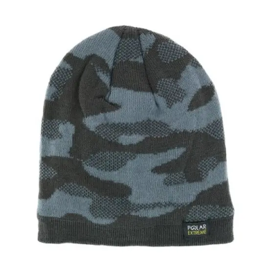 Polar Extreme Men's Camo Print Pull Hat with Lining image {2}
