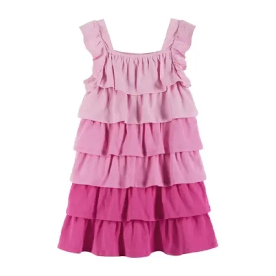 Andy & Evan  Toddler  Pink Tiered Dress.. image {2}