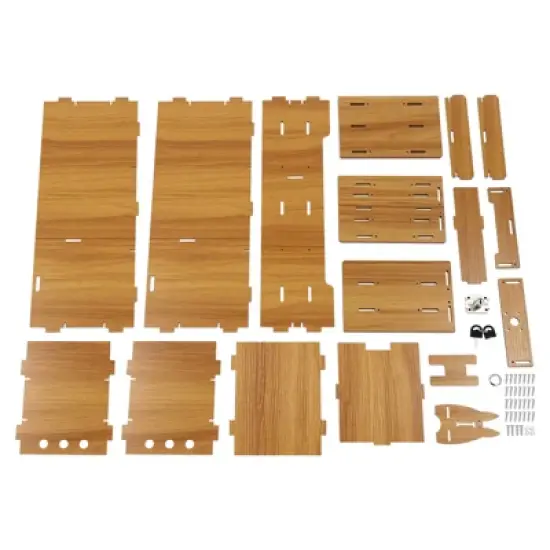 YIYIBYUS Exquisite Monitor Stand with Drawer Ergonomic Height Wood Monitor Stand,  Desktop Organizer Rack image {6}