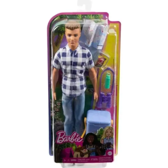 ​Barbie It Takes Two Ken Camping Doll - Plaid Shirt image {5}
