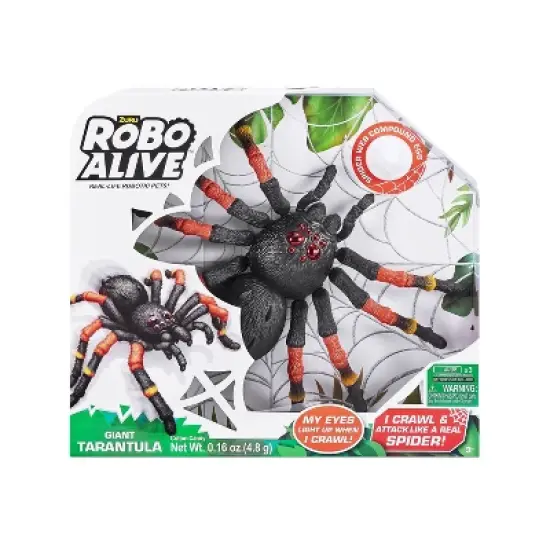 Robo Alive 15" Giant Tarantula Spider Robotic Toy by ZURU image {2}