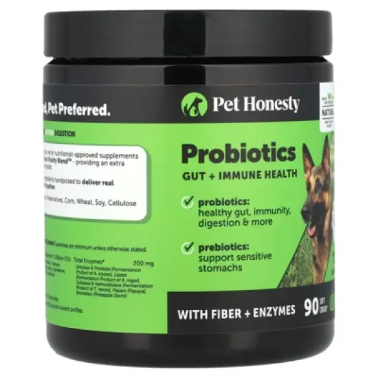 Pet Honesty Probiotics, For Adult Dogs, Pumpkin, 90 Soft Chews, 9.5 oz (270 g) image {3}
