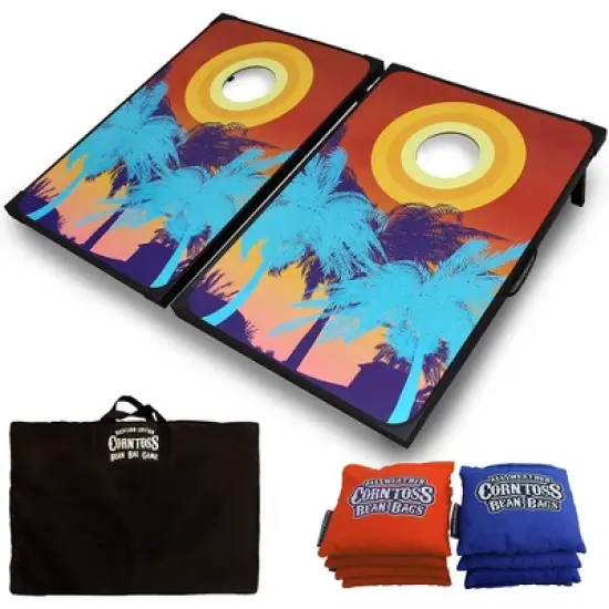 Driveway Games Corntoss Bean Bag Cornhole Game Set with 2 Target Boards, 8 Bean Bags, and Carry Bag for Indoor or Outdoor Use image {7}