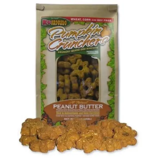 Pumpkin Crunchers Dog Treat Peanut Butter 14oz image {3}