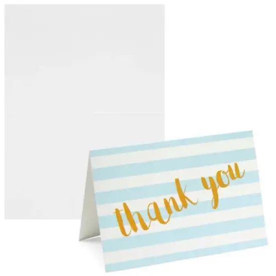 Juvale 144-Pack Bulk Thank You Cards Set with Envelopes, Blank Inside for Birthday Party, Baby Shower, Wedding, All Occasions, 4x6 in image {5}