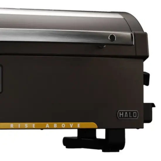 HALO Prime300 Rechargeable Electric Cordless Portable Outdoor Camping Countertop Pellet Grill with 10 Pound Hopper Capacity, Battery Not Included image {2}