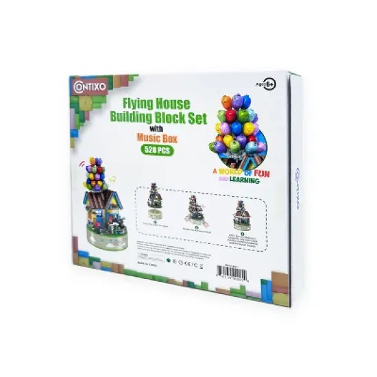 Contixo BK01 Flying Balloons Building Block Set with Music Box - 528 PCS image {6}