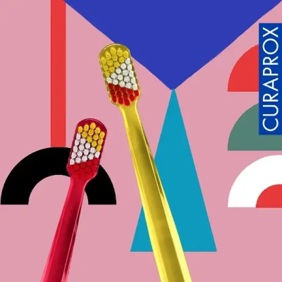 Curaprox CS 5460 Power Smile Edition, Ultra Soft Toothbrush for Gentle and Powerful Daily Cleaning, 2 pcs image {4}