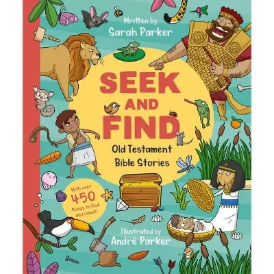 Seek and Find: Old Testament Bible Stories - by  Sarah Parker (Board Book) image {1}