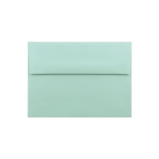 JAM Paper A7 Invitation Envelopes 5.25 x 7.25 Aqua Blue 1523985 image {2}
