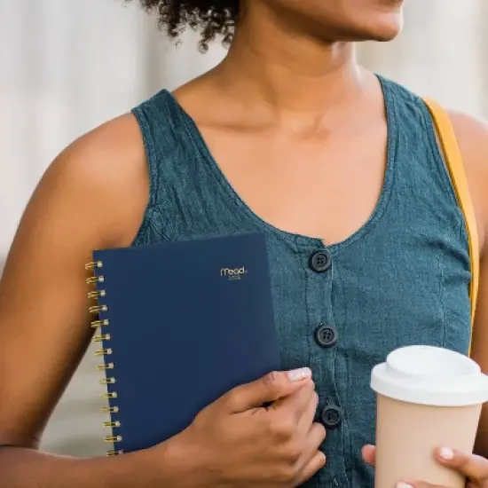 Mead 2025-2026 8.5"x6.375" Basic Small Navy Blue Planner image {5}