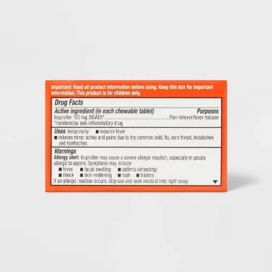 Ibuprofen Children's Chewables (NSAID) - 48ct - up&up&trade; image {2}