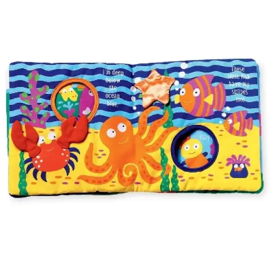 Manhattan Toy Soft Activity Book with Tethered Toy Buzzing Through image {4}