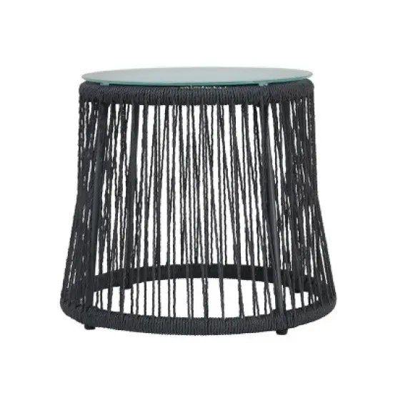 MOEPISY Outdoor Side Table, Grey image {4}