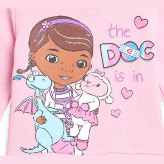 Disney Doc Mcstuffins Girls Sweatshirt Little Kid  image {1}