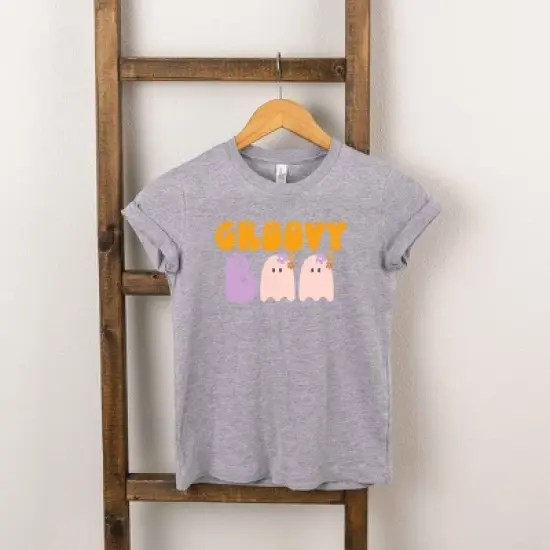 The Juniper Shop Groovy Boo Ghost Kids Short Sleeve Tee image {5}