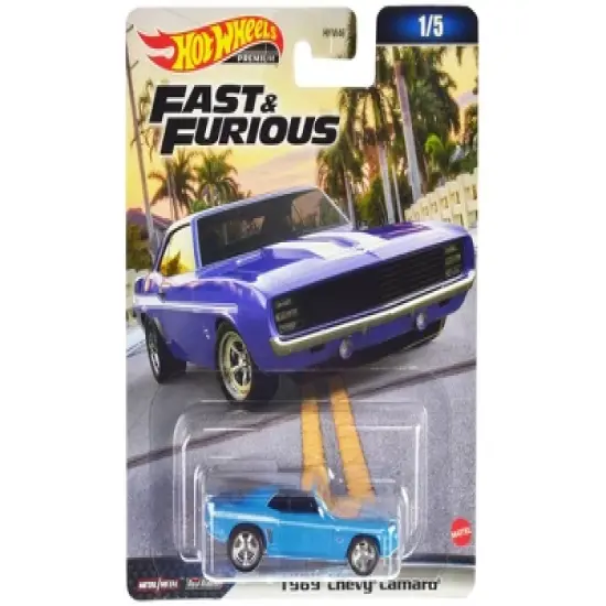 "Fast & Furious" 2023 5 piece Set B Diecast Model Cars by Hot Wheels image {1}
