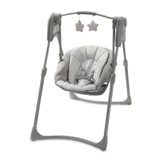 Graco Slim Spaces Compact Baby Swing image {7}