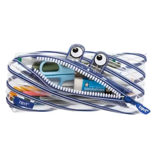 ZIPIT Clear Monster Pencil Case image {8}