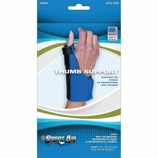 Sport Aid Neoprene Thumb Support S/M Blue image {3}