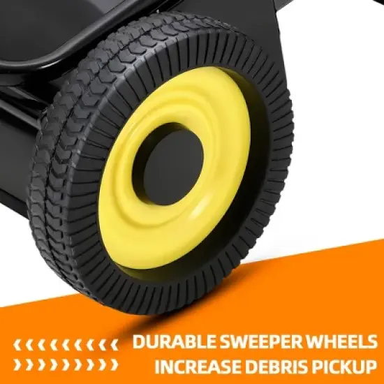 50 Inch Lawn Sweeper Tow Behind with Adjustable Height image {1}