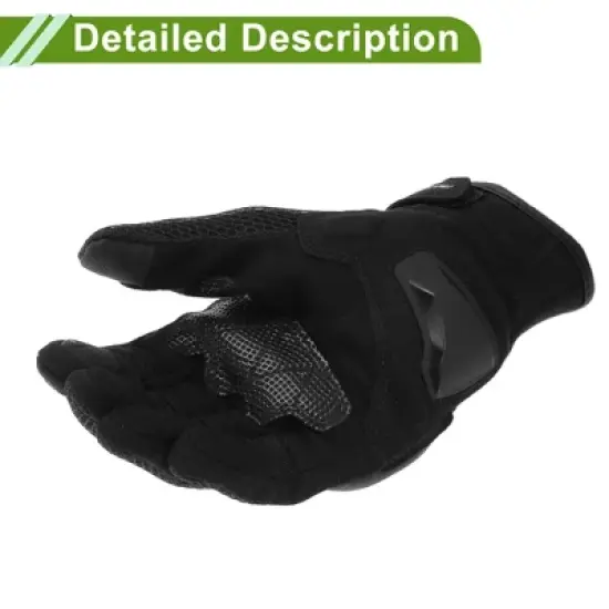 Unique Bargains Motorcycle Gloves Full Finger Gloves 1 Pair image {3}