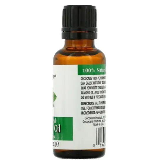 Cococare 100% Natural Peppermint Oil - 1 fz image {2}