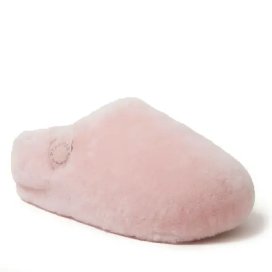 Fireside by Dearfoams Women's Maryboro Genuine Shearling Platform Clog Slipper image {5}