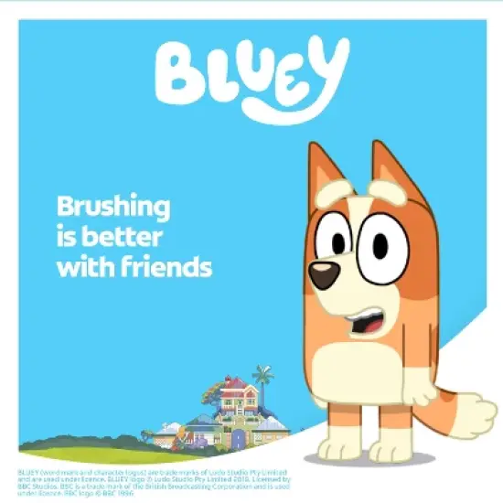 Colgate Kids' Battery Toothbrush - Bluey Bingo - Extra Soft image {2}