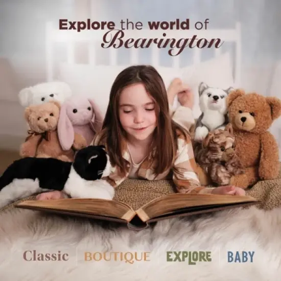 Bearington Patches of Love Valentines Stuffed Animal, 6 Inch Valentines Stuffed Dog, Ideal for Valentine Day Gifts for Kids image {5}