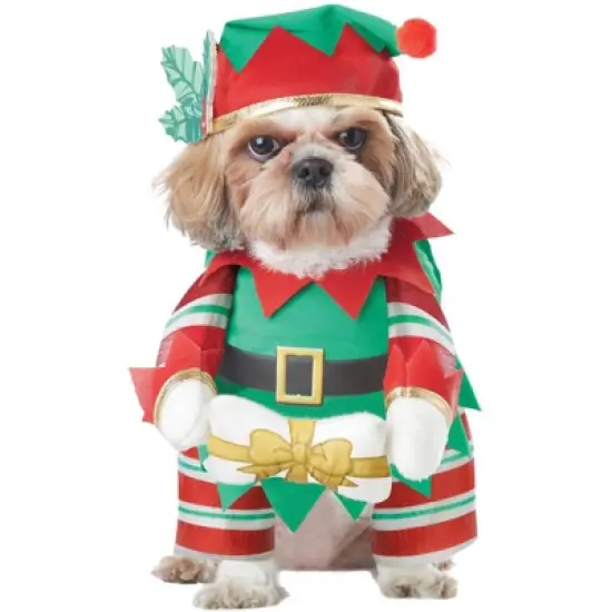 California Costumes Elf Pup Pet Costume image {1}