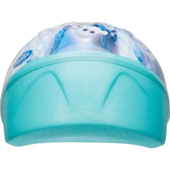 Frozen 3D Tiara Cycling Toddler Kids' Bike Helmet - Blue image {3}