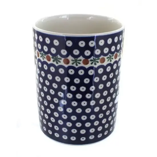 Blue Rose Polish Pottery 832 Zaklady Utensil Jar image {13}