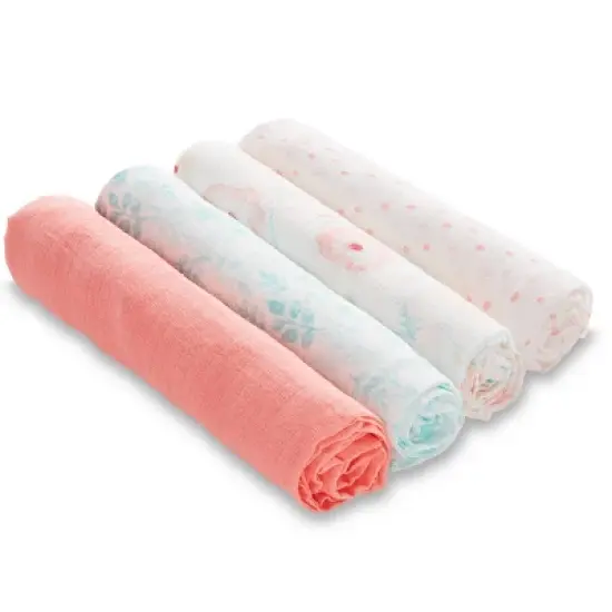 aden + anais essentials Muslin Swaddle Blankets - 4pk image {16}