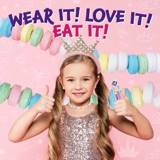 Funtasty Candy Necklaces - Party Favors - Fruit Flavors, Individually Wrapped, Stretchable, 21-Ounce Bag (28 Count) image {3}