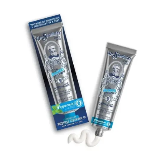 Dr. Sheffield's Certified Natural Toothpaste - Peppermint - 5oz/2pk image {2}