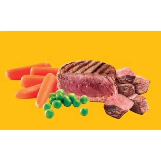 Pedigree Grilled Beef Steak & Vegetable Flavor Puppy Growth & Protection Complete & Balanced Dry Dog Food - 14lbs image {3}