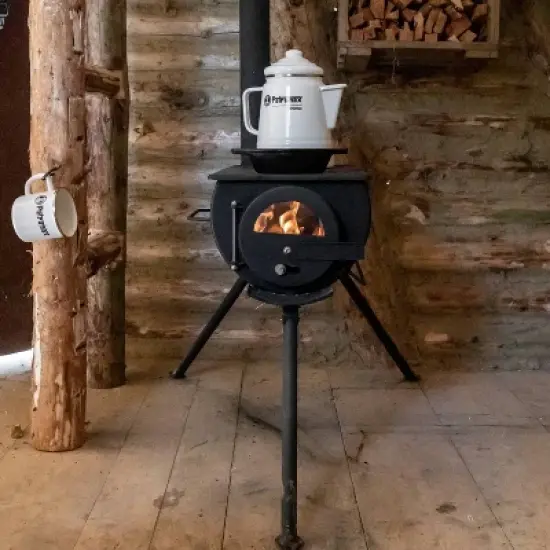 Petromax Tent Oven and Heater, Loki2 Portable Steel Cooking and Heating Source for Campsite and Outdoor Adventures image {1}