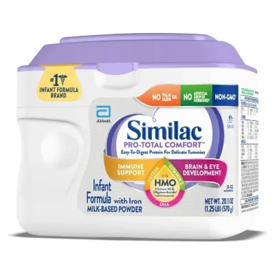 Similac Pro-Total Comfort Non-GMO Powder Infant Formula image {2}