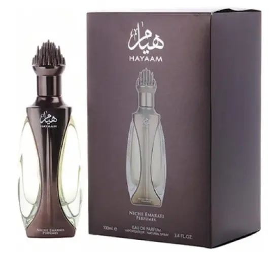 Niche Emarati Hayaam By Lattafa Unisex   Eau De Parfum Spray 3.4 Oz image {1}