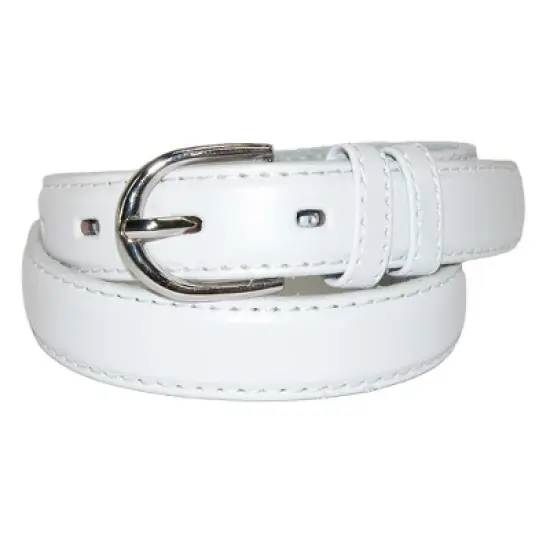 CTM Kid's Leather 1 inch Basic Dress Belt (Pack of 2) image {4}