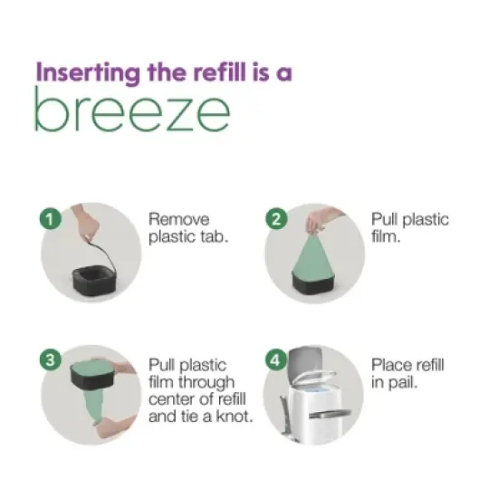 Litter Genie Eco Jumbo Refill Compostable Cats Litter Waste Disposal Bags image {9}