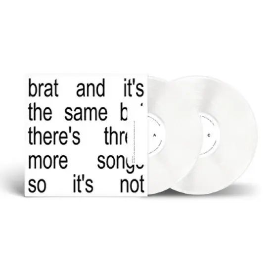 Charli XCX - Brat And It's The Same But There's Three More Songs So It's Not (Colored Vinyl White) image {1}