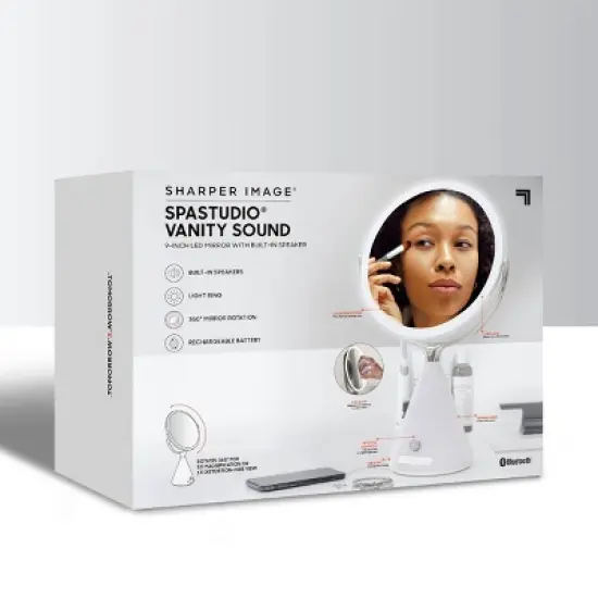 Sharper Image Vanity Makep Mirror 0x Magnification image {6}