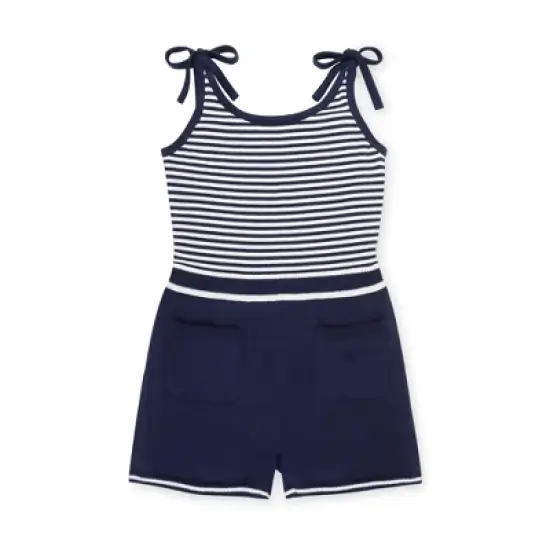 Hope & Henry Girls' Bow Shoulder Sweater Romper, Kids image {6}